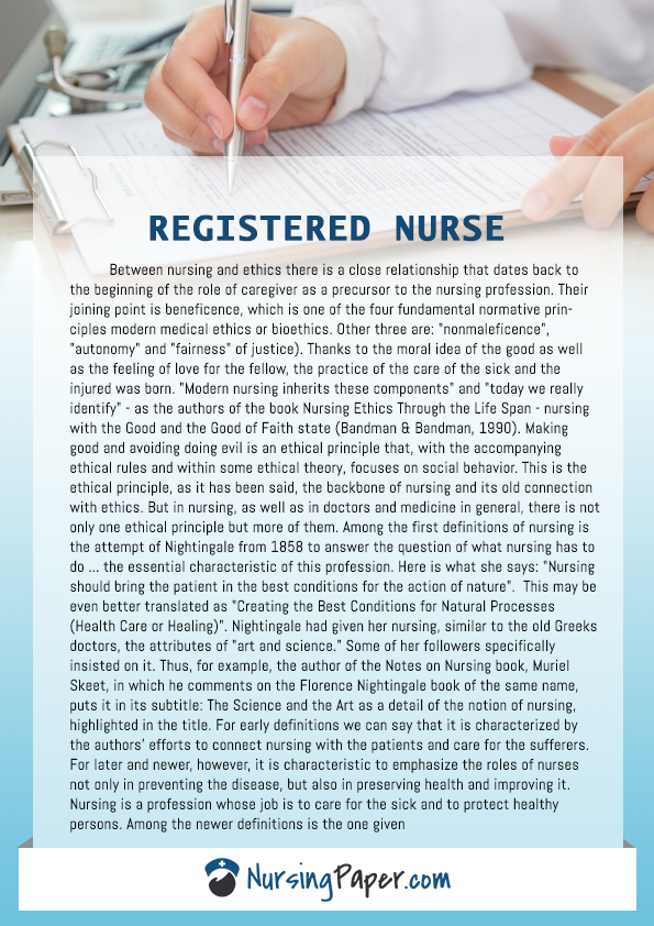 registered nurse essay