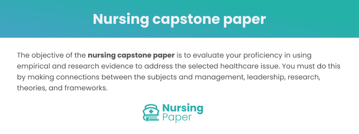 nursing capstone paper