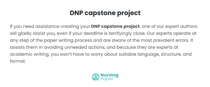 dnp capstone project