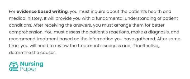 evidence based writing evidence based writing