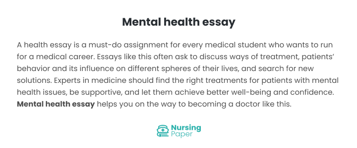 mental health essay mental health essay