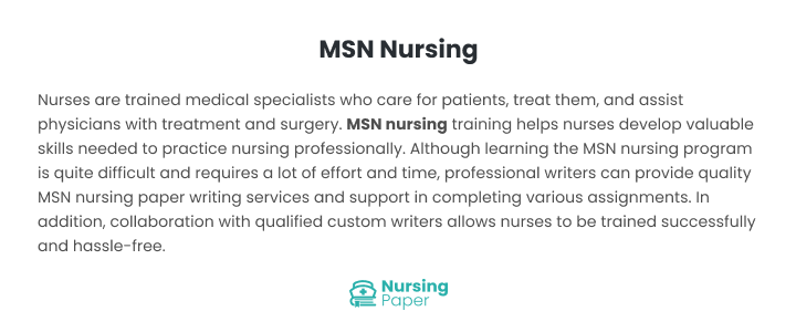 msn nursing
