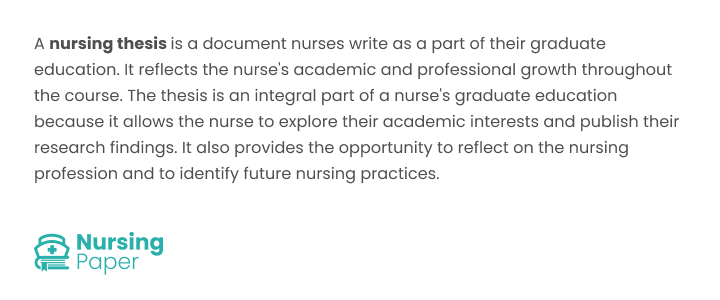 nursing thesis nursing thesis