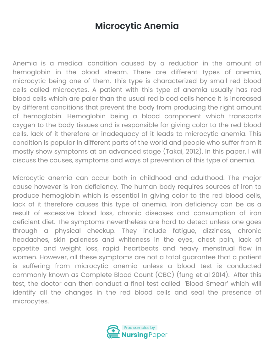 essay on anemia essay on anemia