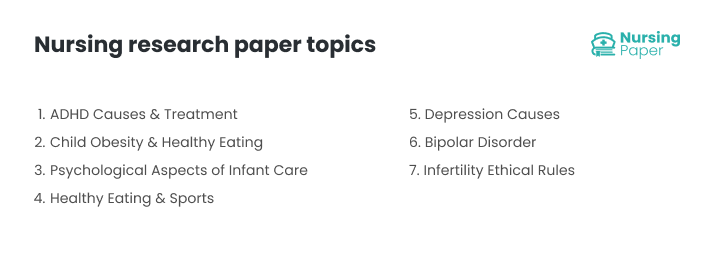 nursing research paper topics