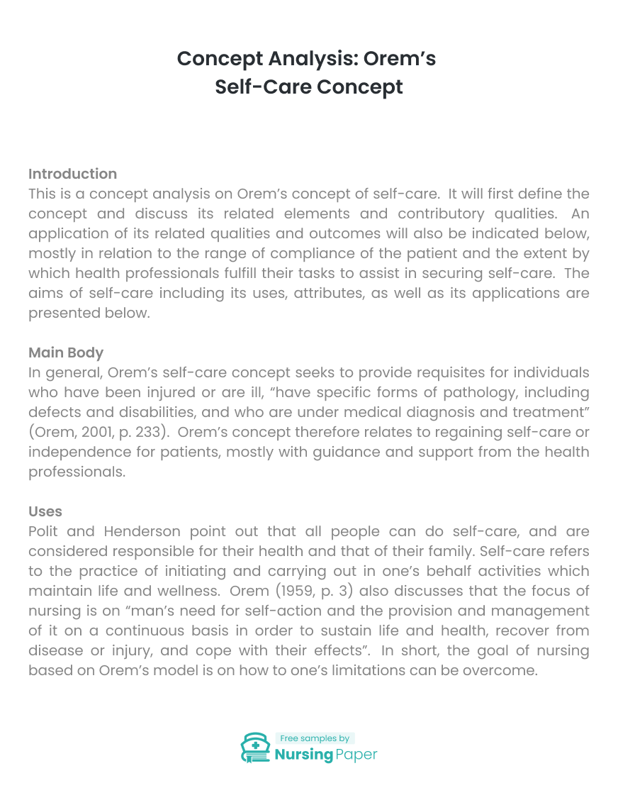 self-care essay example self-care essay example