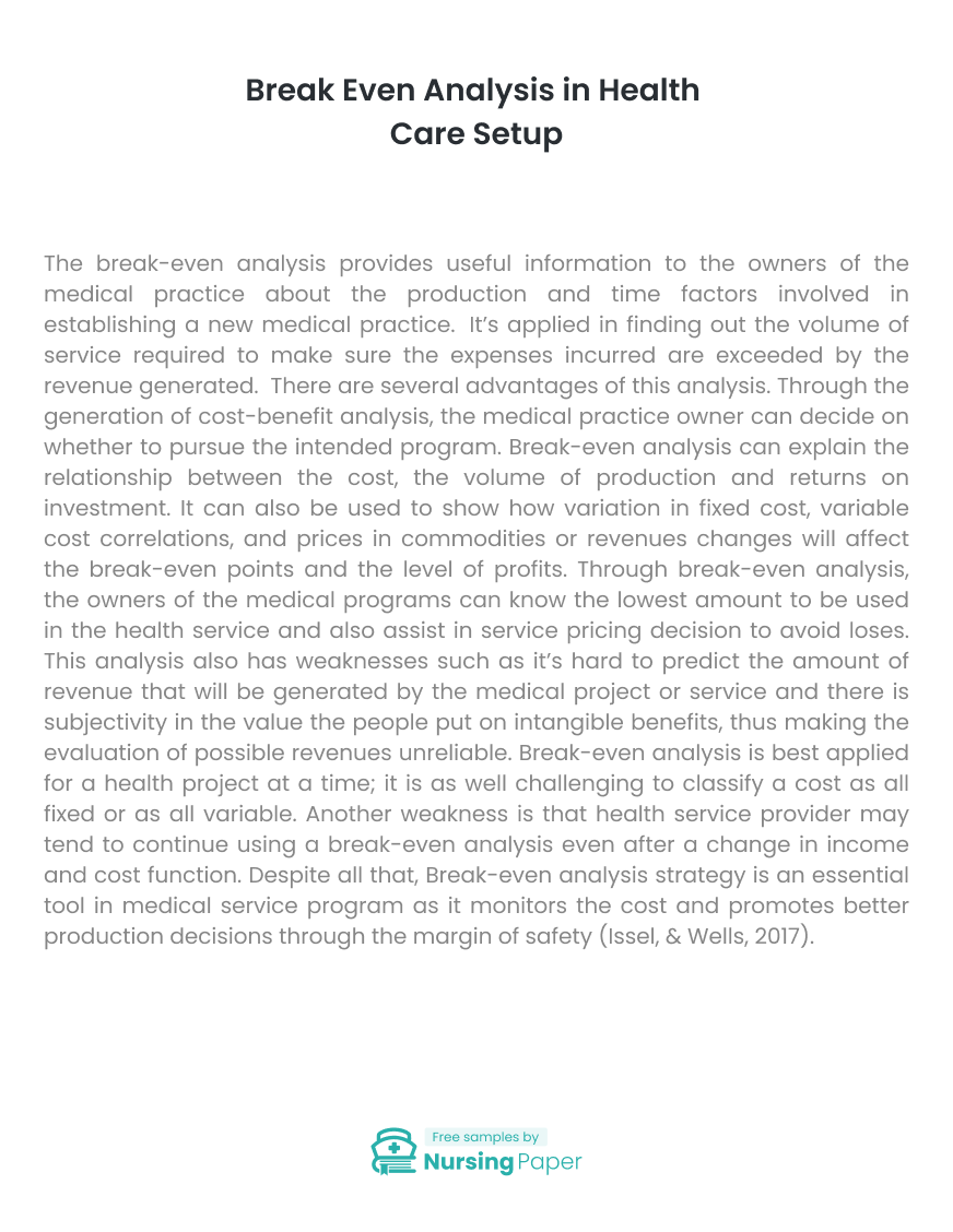 break even analysis essay break even analysis essay