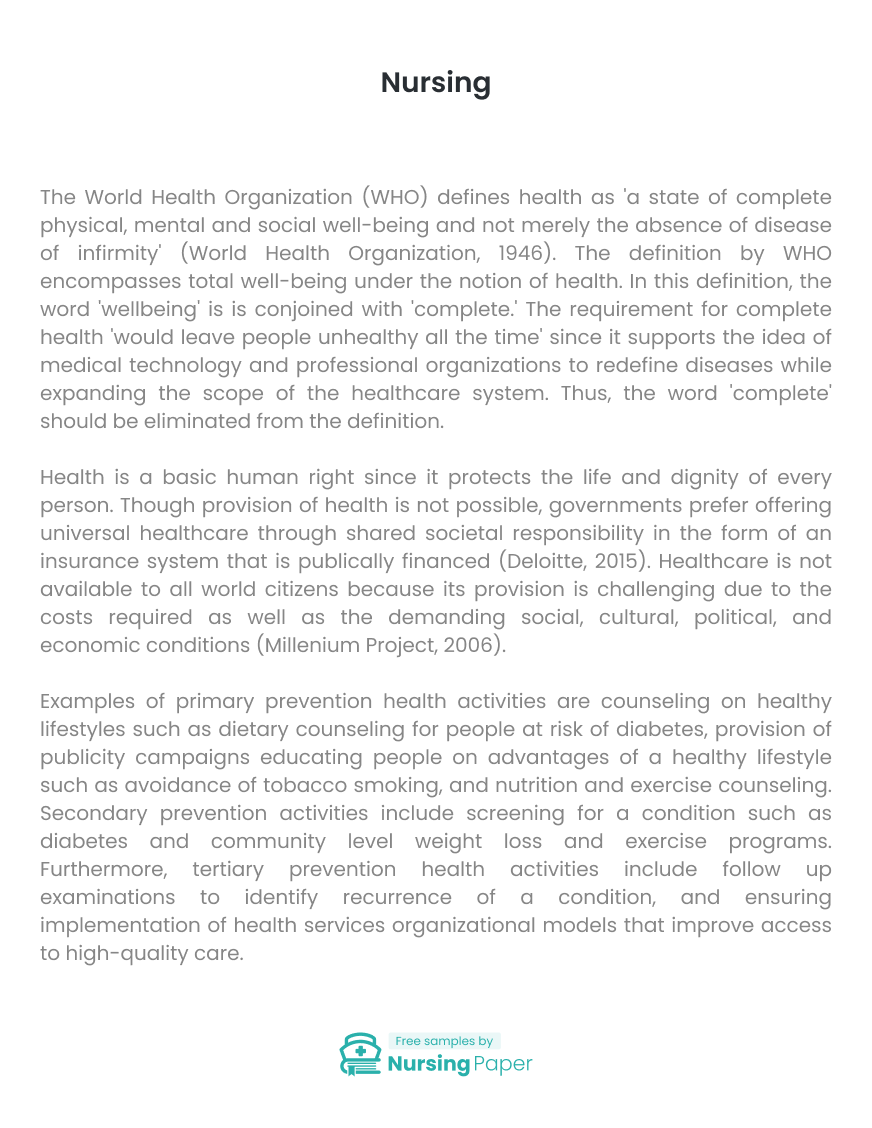 nursing essay samples nursing essay samples
