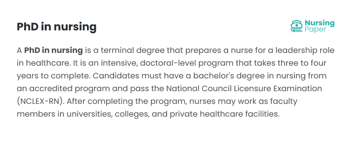 phd in nursing phd in nursing