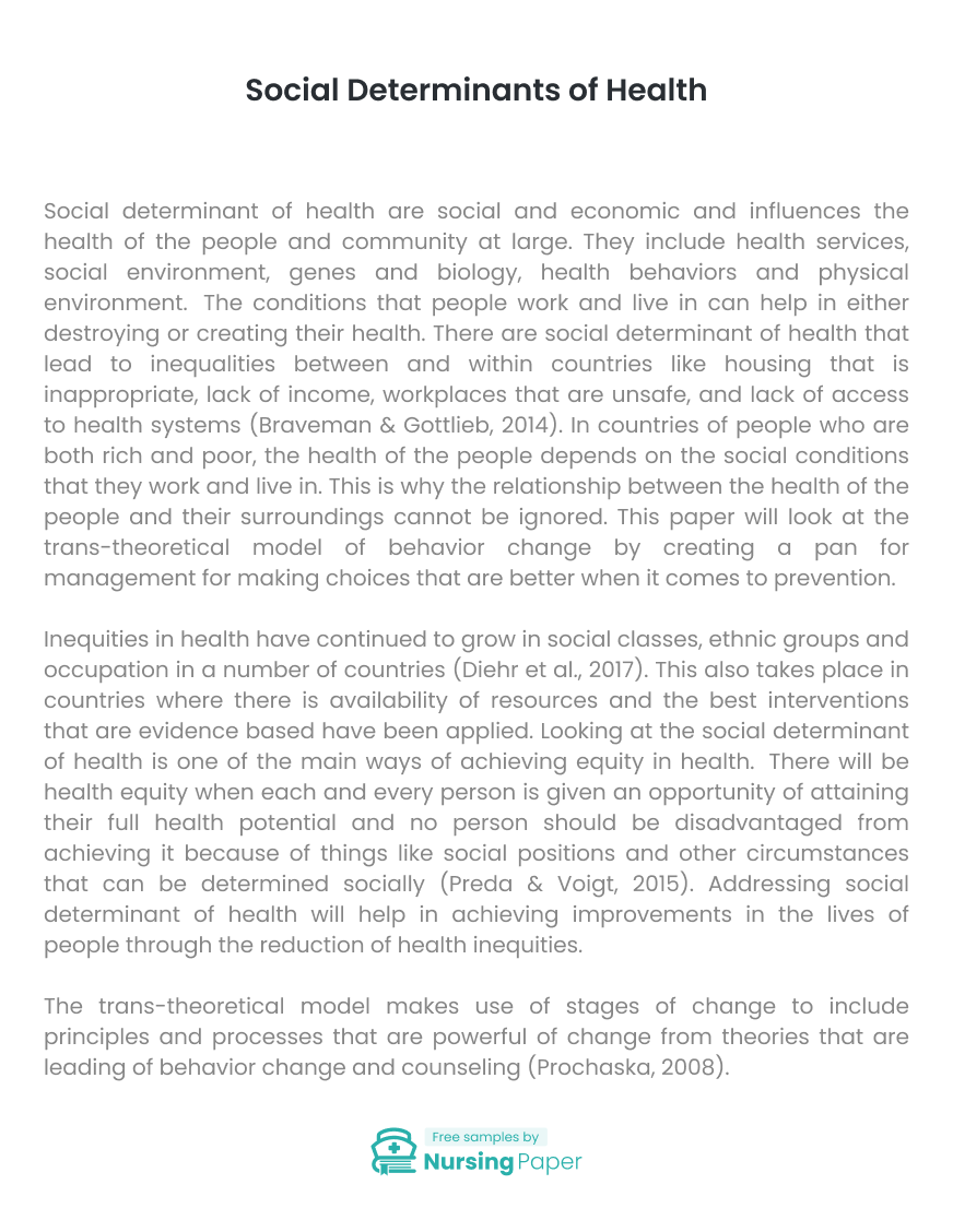 social determinants of health essay social determinants of health essay