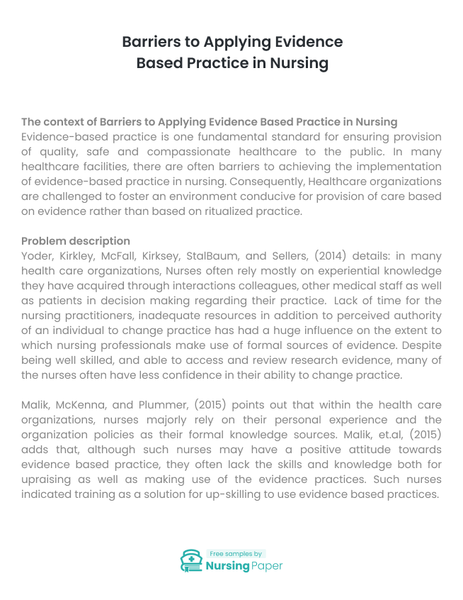 evidence based practice essay examples evidence based practice essay examples