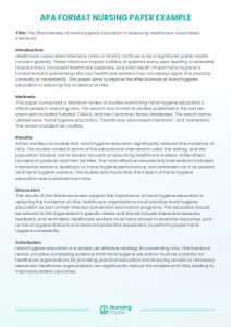 nursing apa format