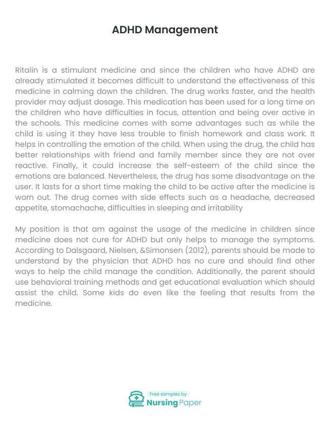 adhd essay examples adhd essay examples